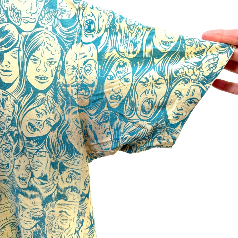 Threadless Graphic Tee, Comic Art Faces, Artist R… - image 4